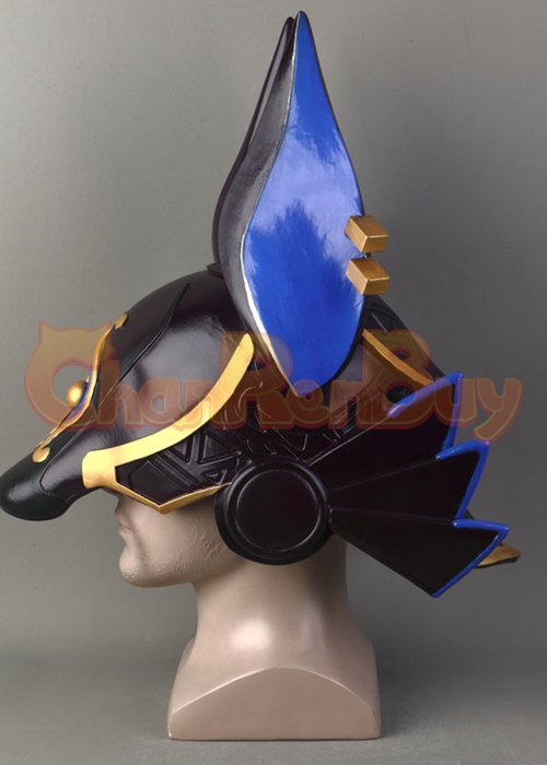 Genshin Impact Mask Cyno Headgear Cosplay Blue Ver
