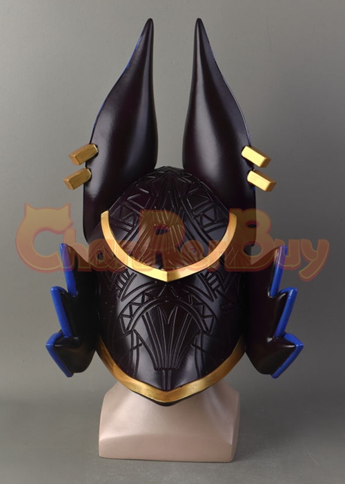 Genshin Impact Mask Cyno Headgear Cosplay Blue Ver