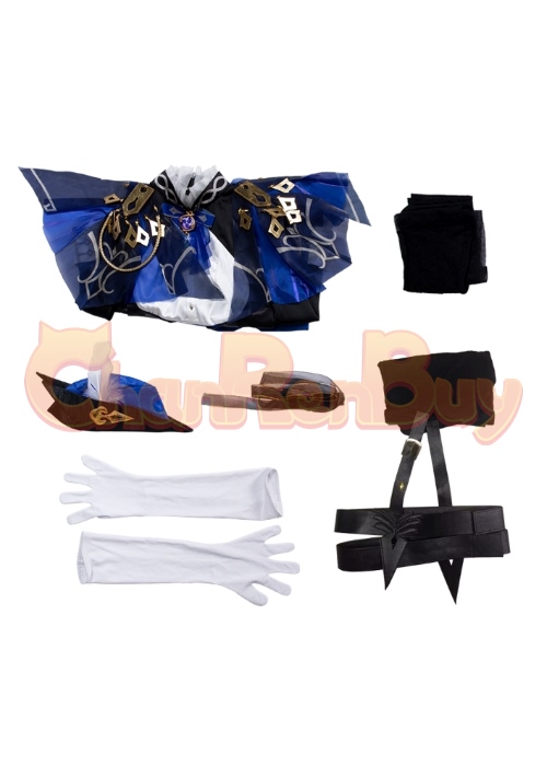 Genshin Impact Clorinde Costume Cosplay Suit