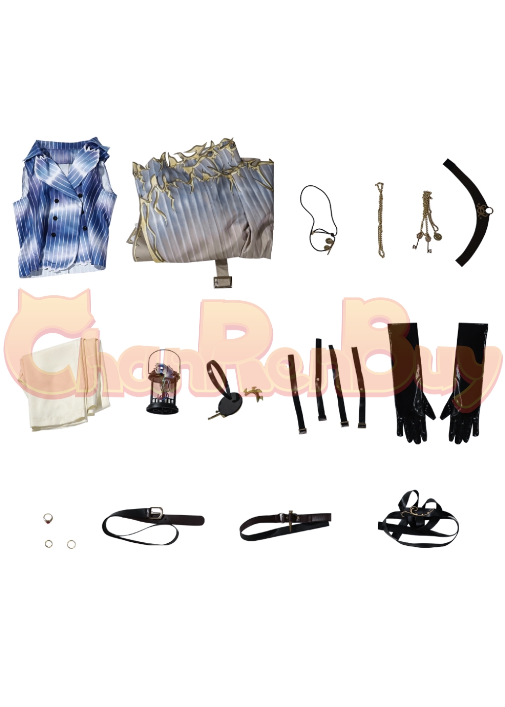 Naib Subedar Costume Identity V Cabinet of curiosities Suit Cosplay