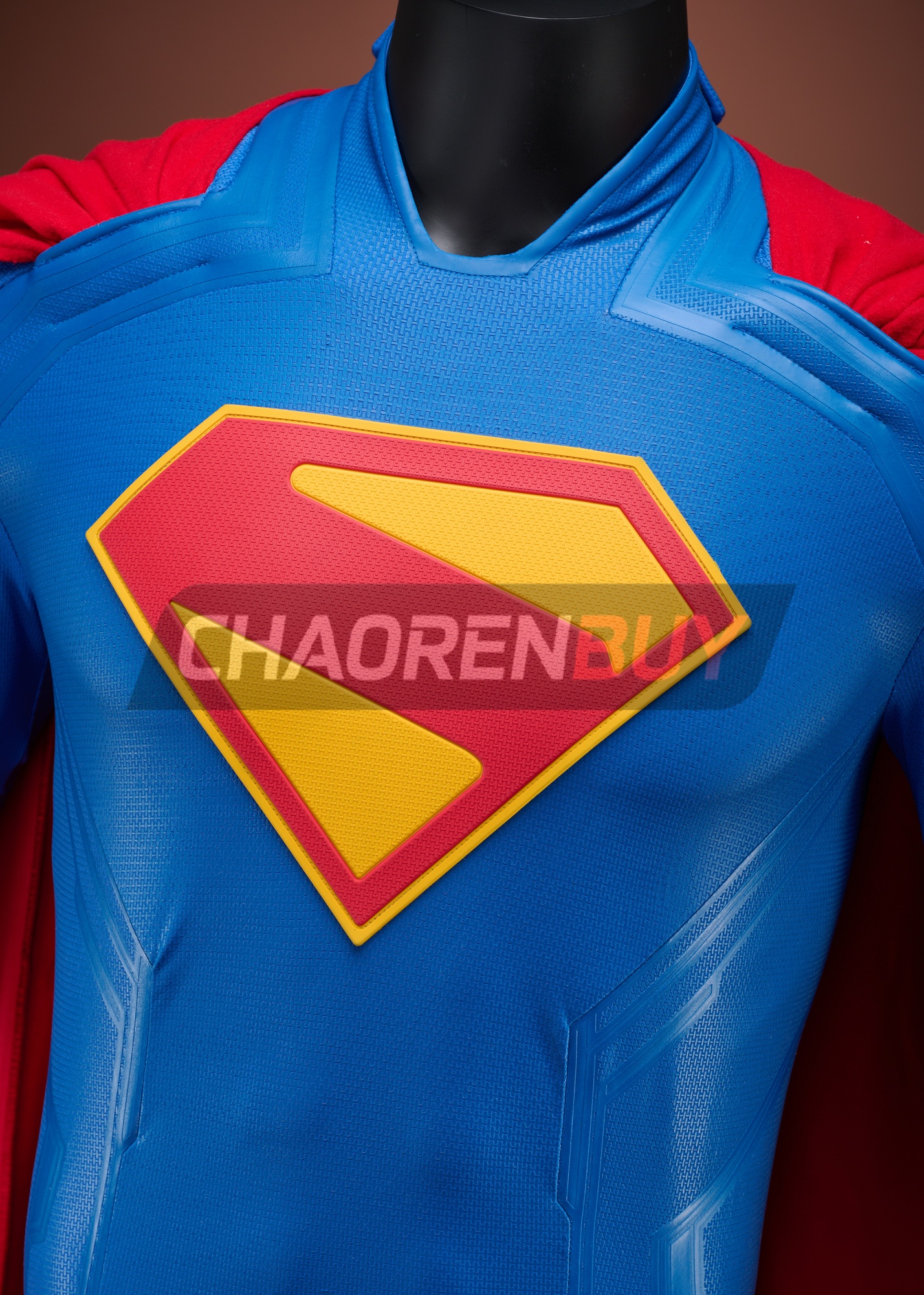 Superhero Man Costume Clark Kent Suit Cosplay Top Level