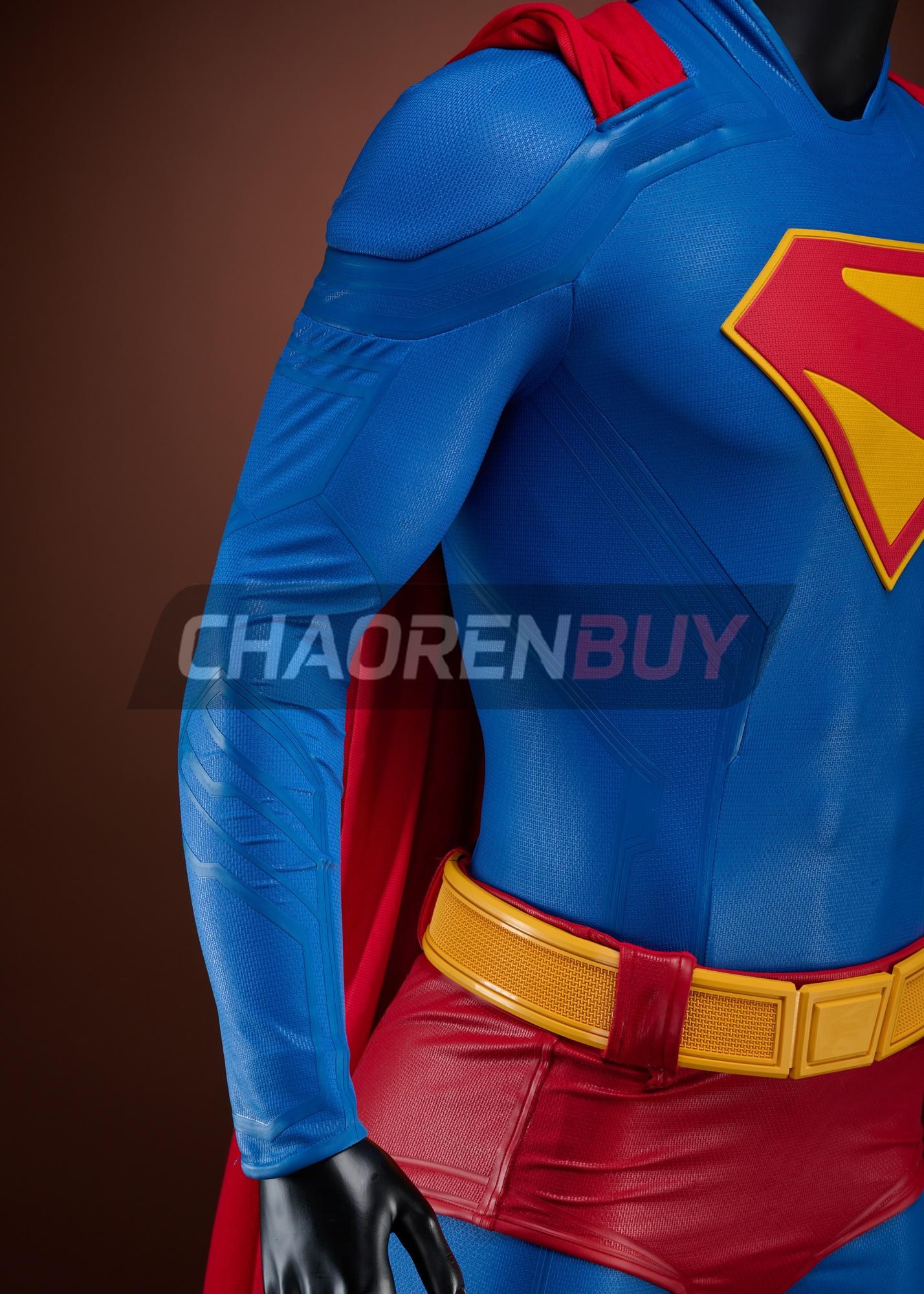 Superhero Man Costume Clark Kent Suit Cosplay Top Level
