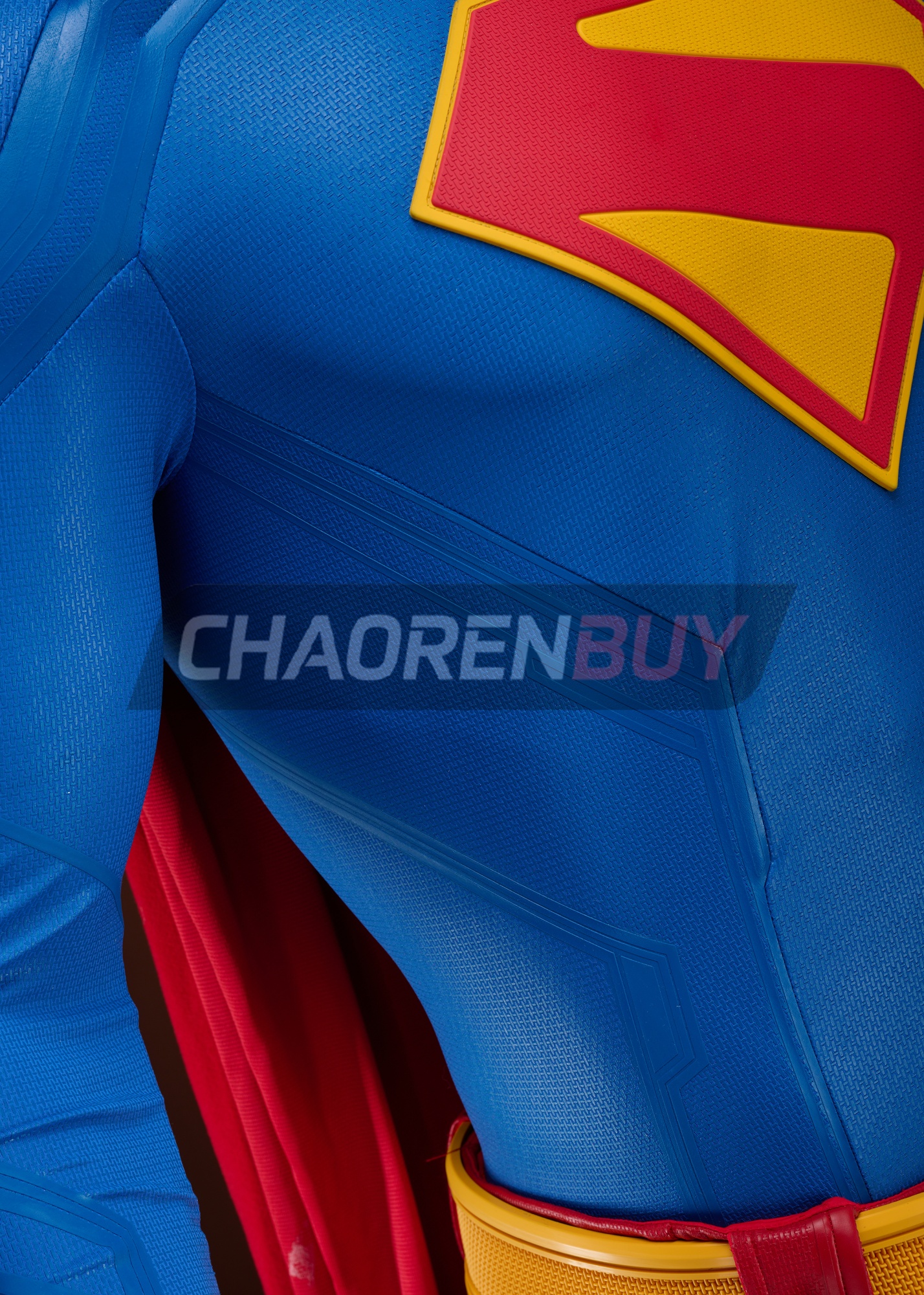 Superhero Man Costume Clark Kent Suit Cosplay Top Level