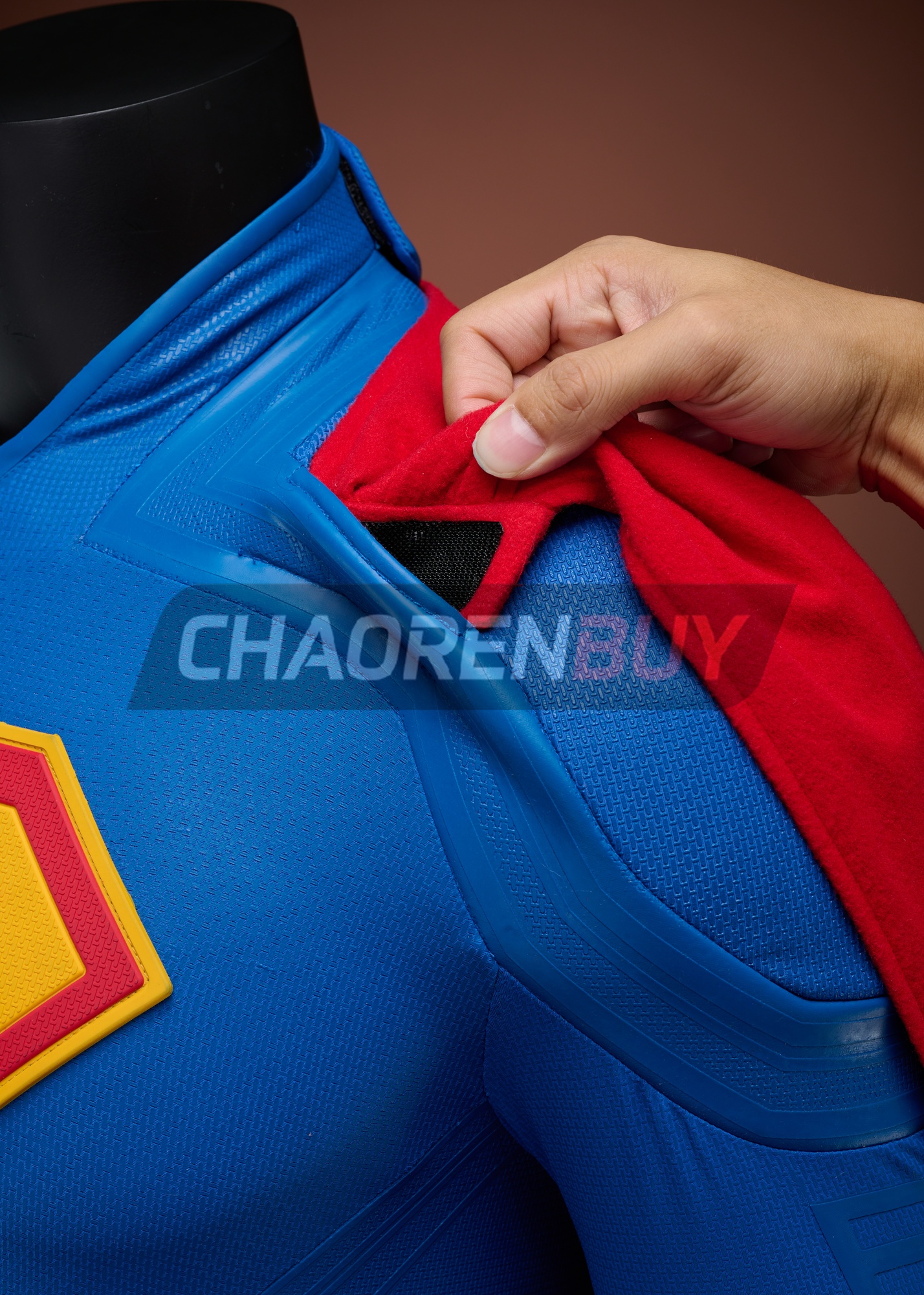 Superhero Man Costume Clark Kent Suit Cosplay Top Level