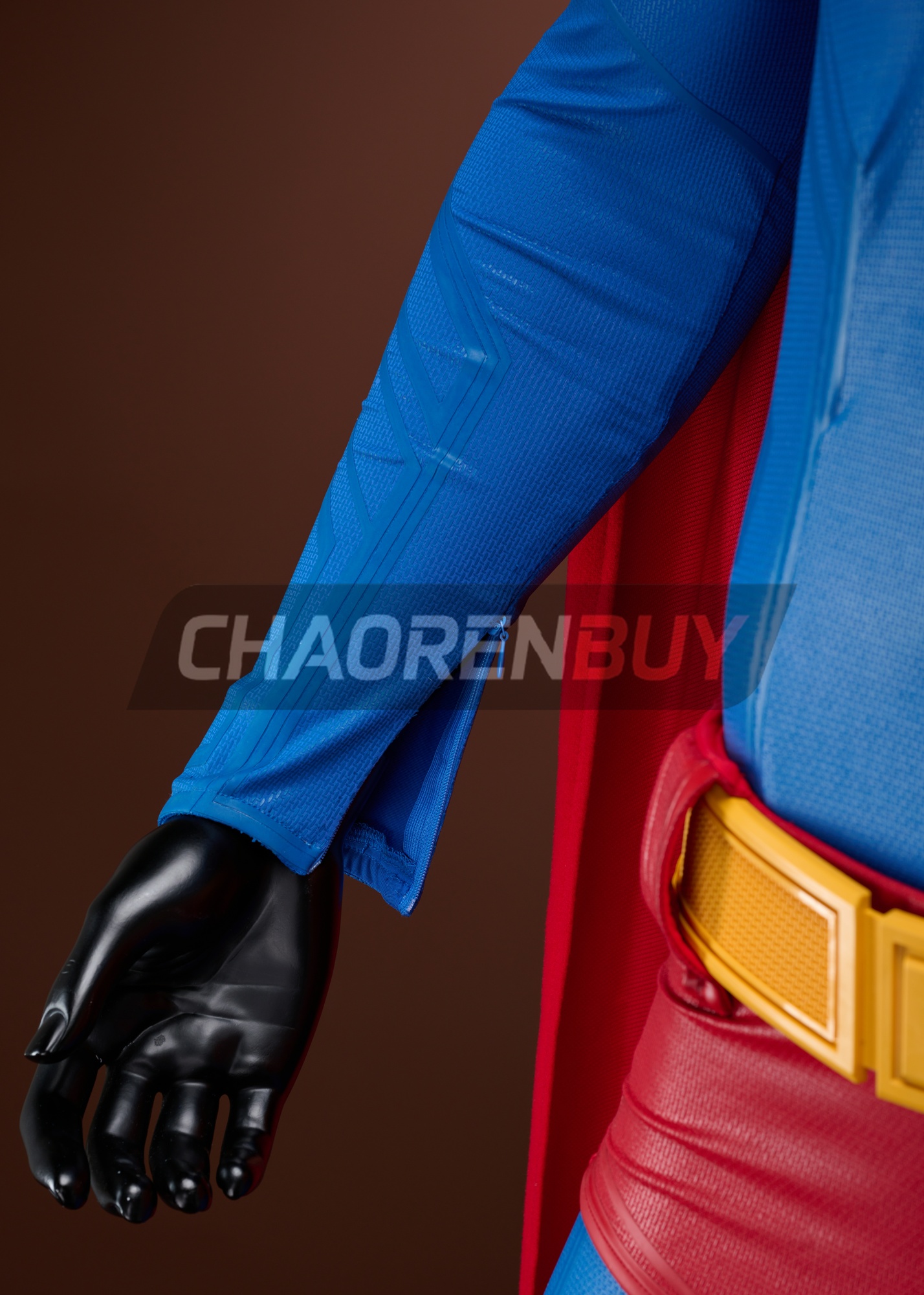 Superhero Man Costume Clark Kent Suit Cosplay Top Level