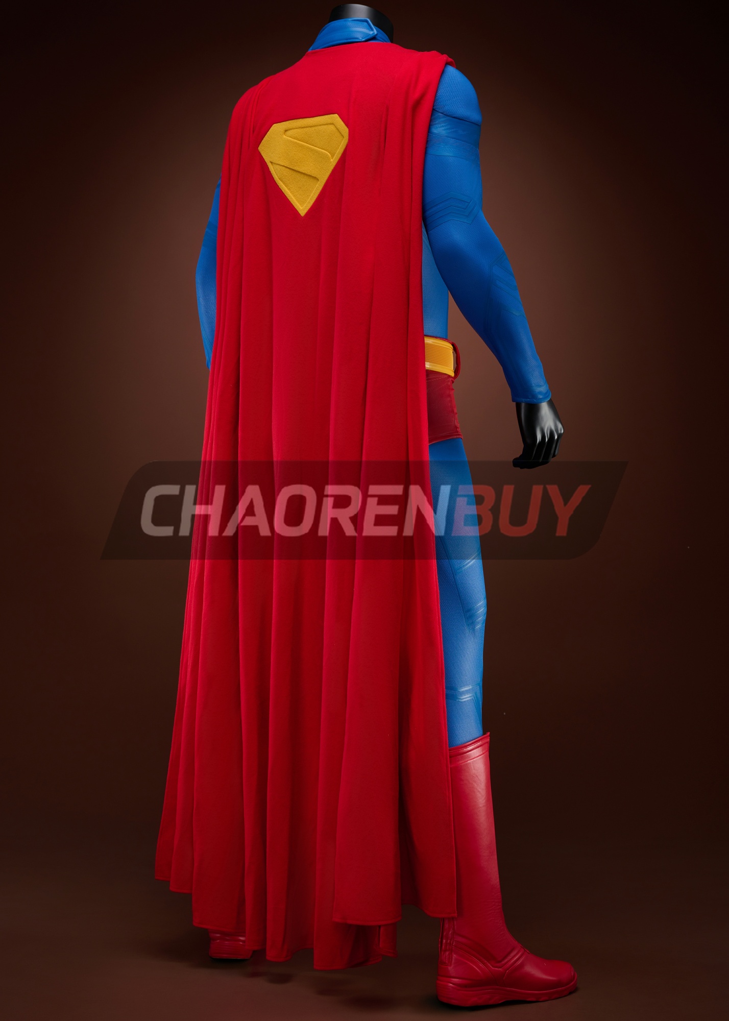 Superhero Man Costume Clark Kent Suit Cosplay Top Level