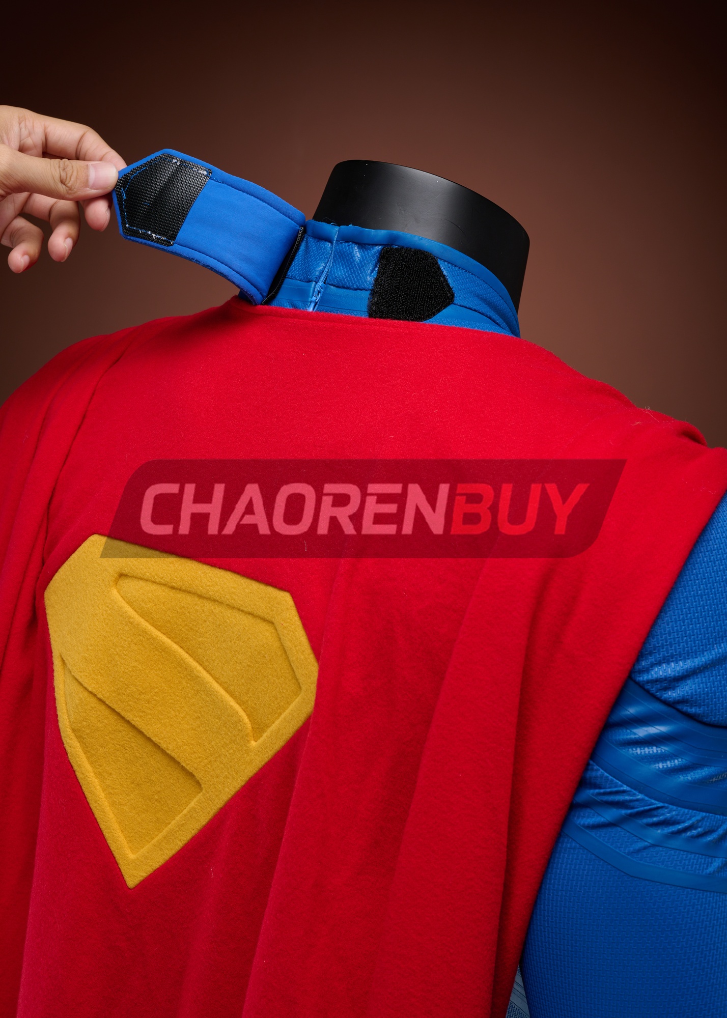Superhero Man Costume Clark Kent Suit Cosplay Top Level