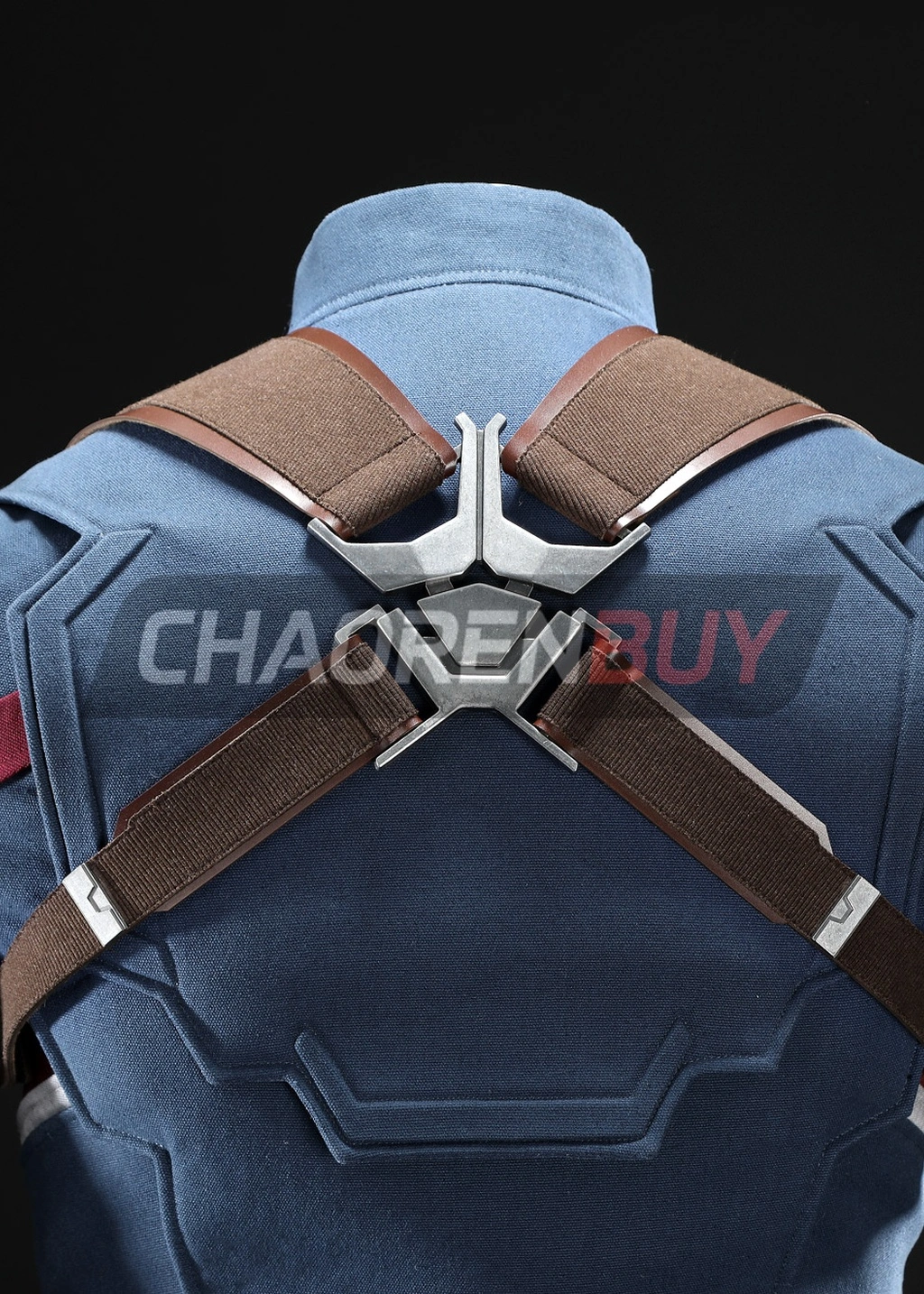 Captain America Costume Avengers: Endgame Steven Rogers Suit Cosplay Top Level
