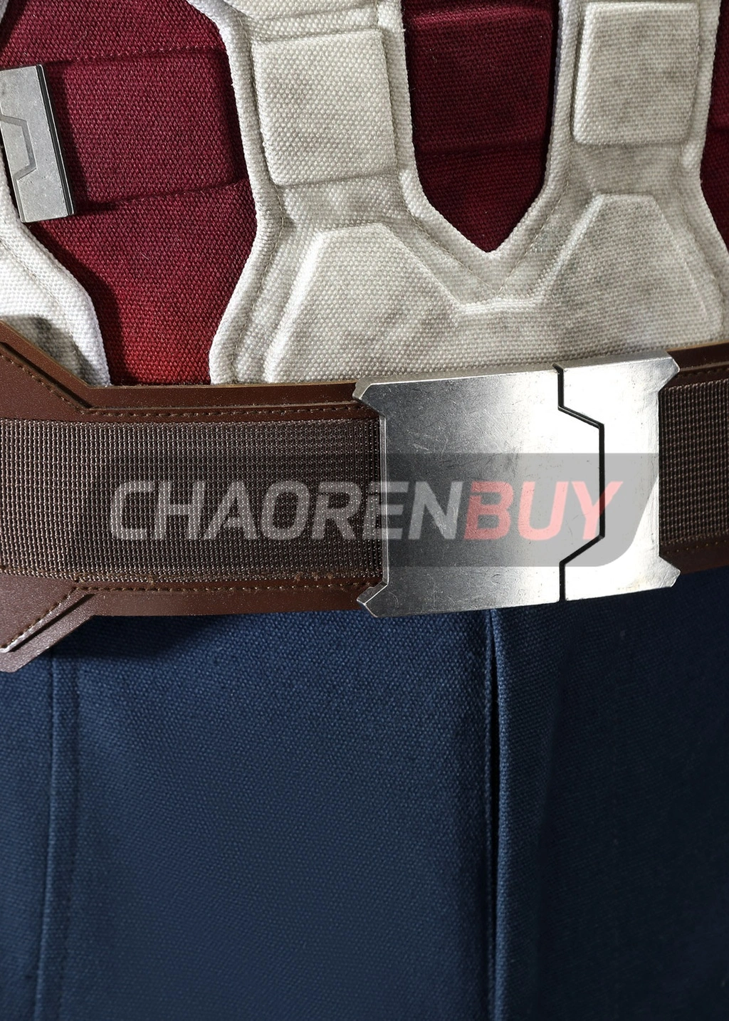 Captain America Costume Avengers: Endgame Steven Rogers Suit Cosplay Top Level