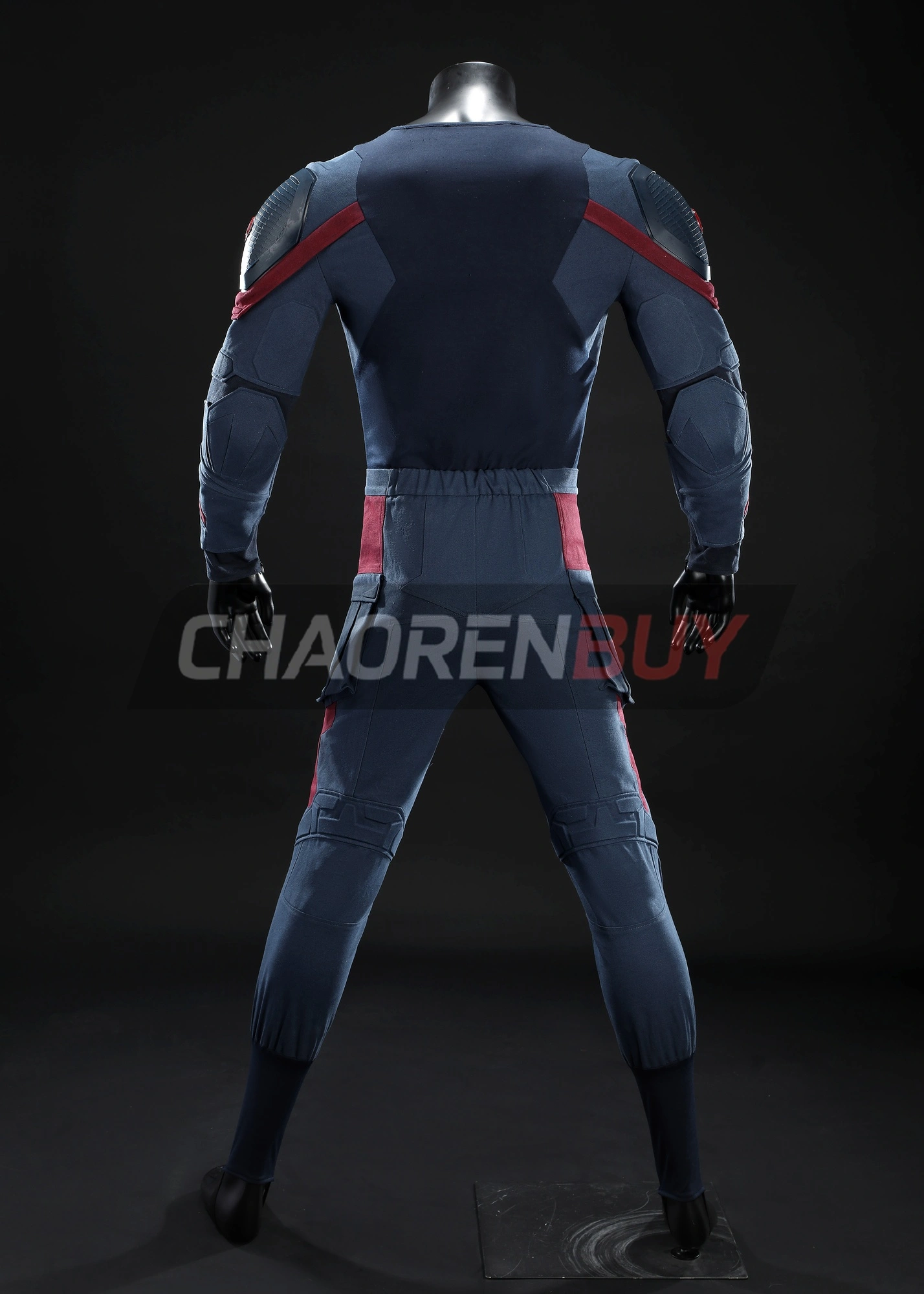 Captain America Costume Avengers: Endgame Steven Rogers Suit Cosplay Top Level