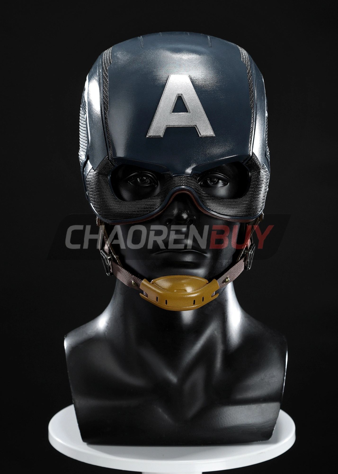 Captain America Mask Avengers: Endgame Steven Rogers Cosplay Helmet Top Level