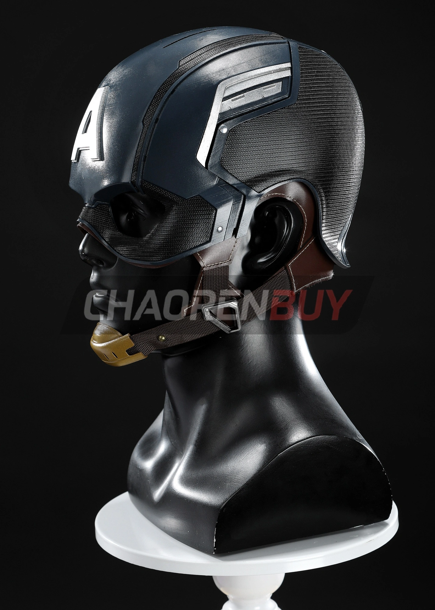 Captain America Mask Avengers: Endgame Steven Rogers Cosplay Helmet Top Level