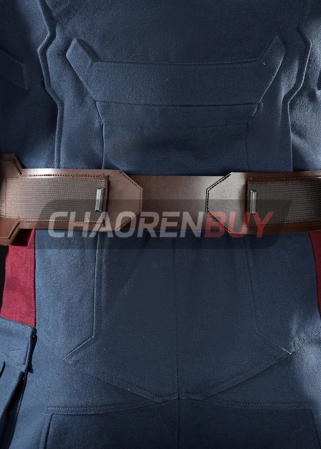 Captain America Costume Avengers: Endgame Steven Rogers Suit Cosplay Top Level