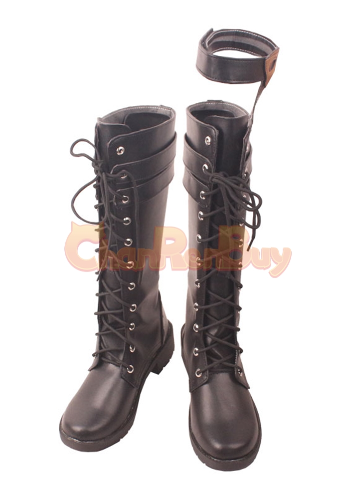 Lynette Shoes Genshin Impact Boots Cosplay Black Ver