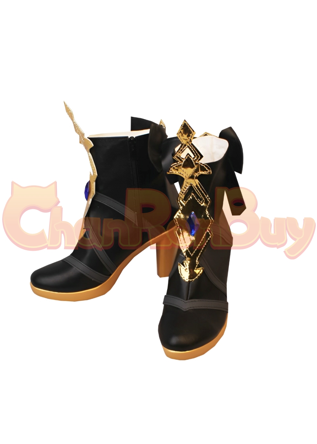 Navia Shoes Genshin Impact Boots Cosplay