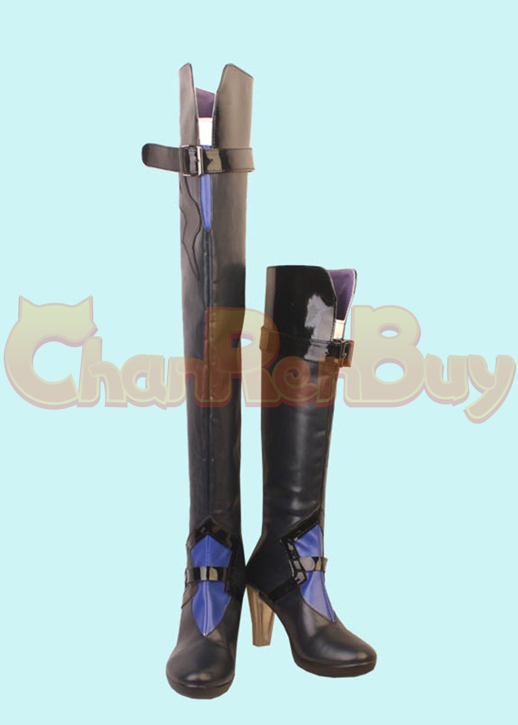Acheron Shoes Honkai Star Rail Boots Cosplay