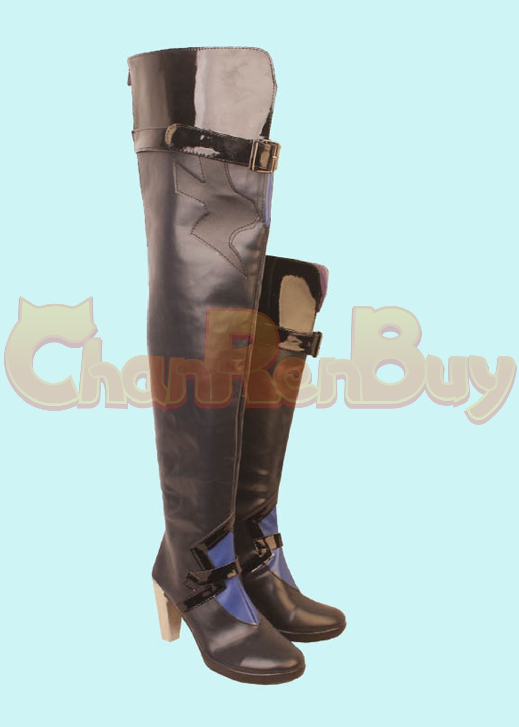 Acheron Shoes Honkai Star Rail Boots Cosplay