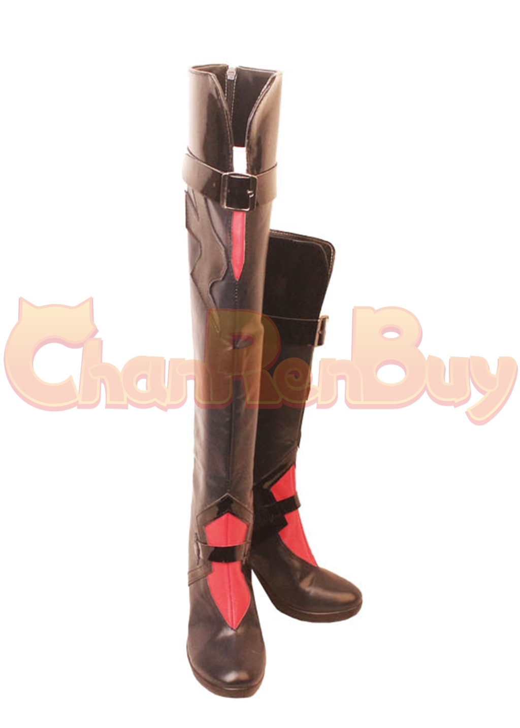 Acheron Shoes Honkai: Star Rail Long Boots Cosplay