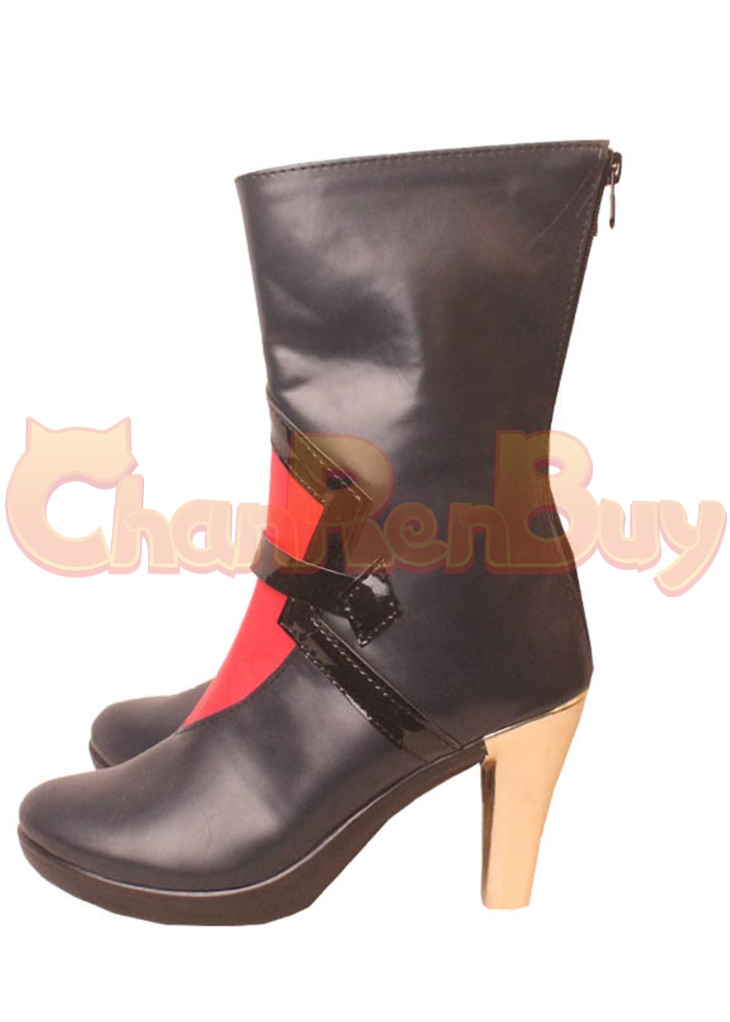 Acheron Shoes Honkai: Star Rail Short Boots Cosplay
