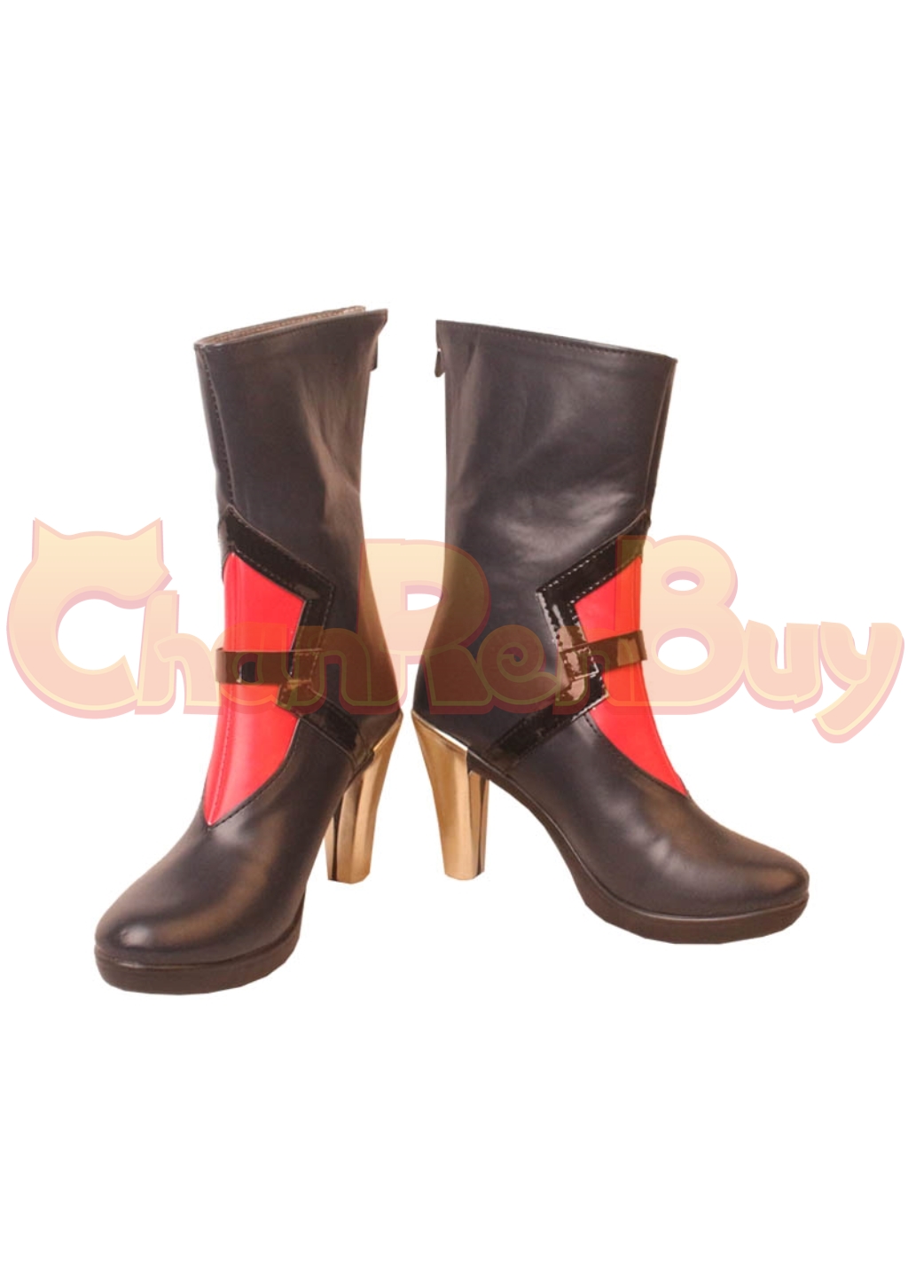 Acheron Shoes Honkai: Star Rail Short Boots Cosplay
