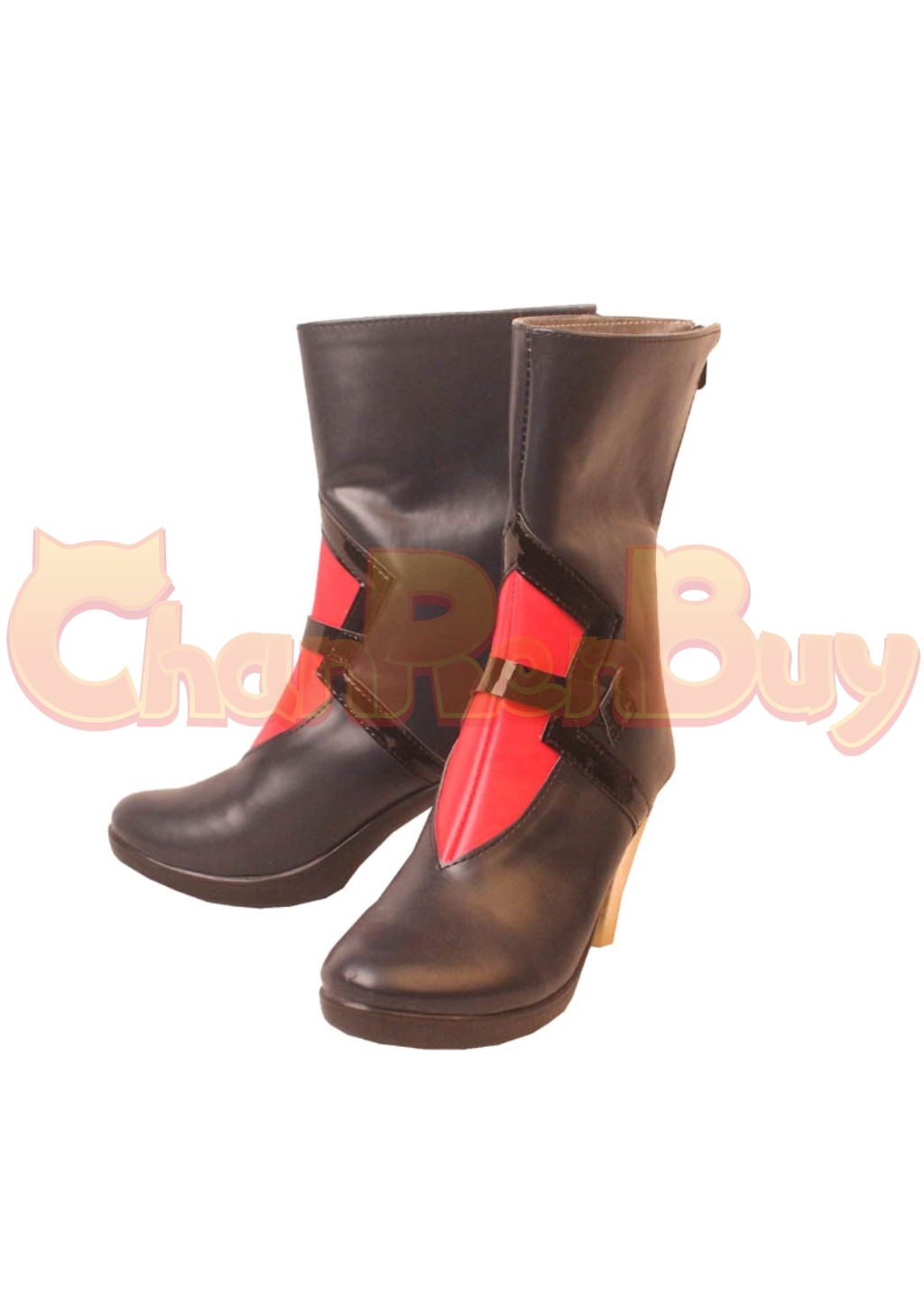 Acheron Shoes Honkai: Star Rail Short Boots Cosplay