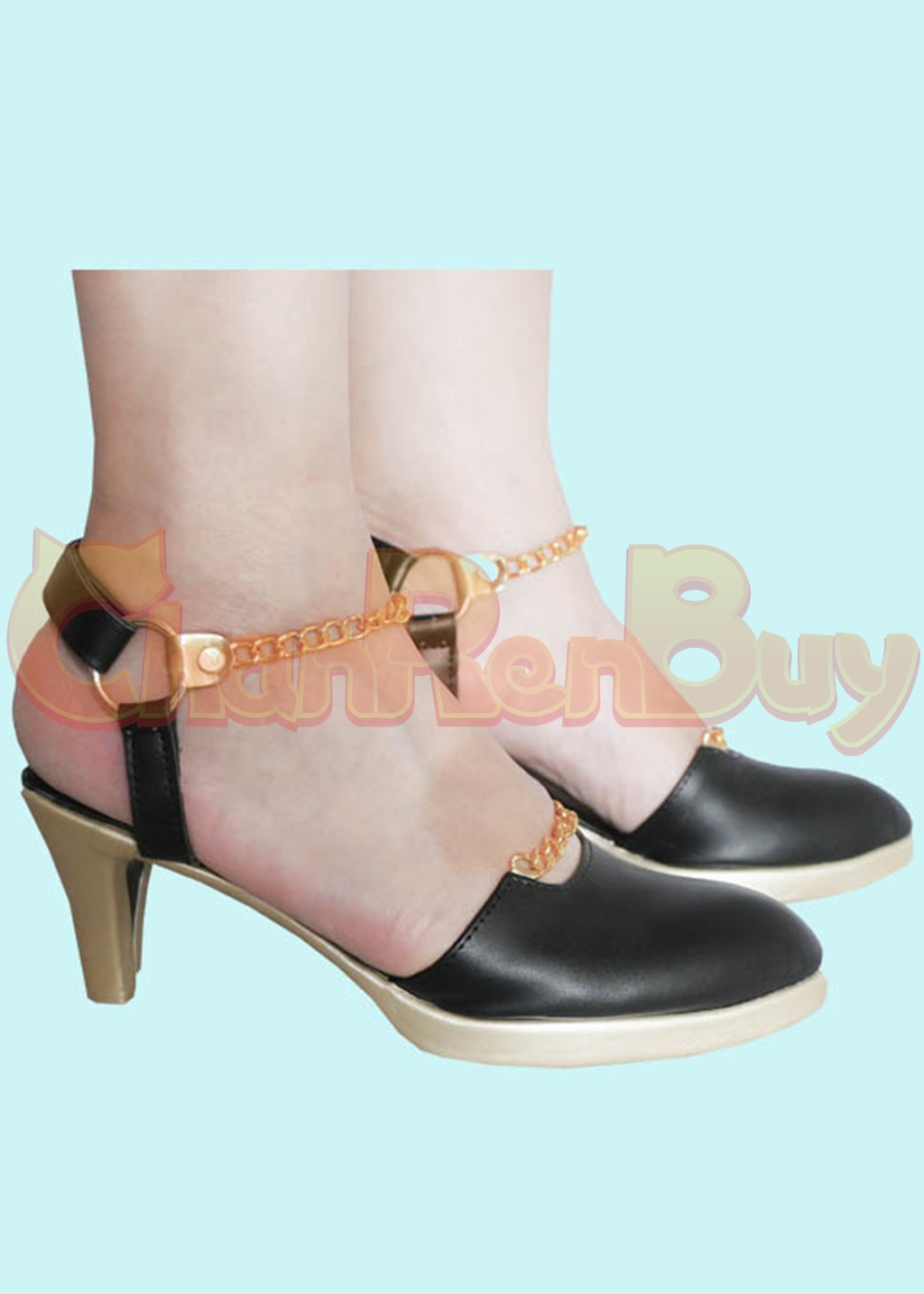 Jade Shoes Honkai: Star Rail Short Boots Cosplay