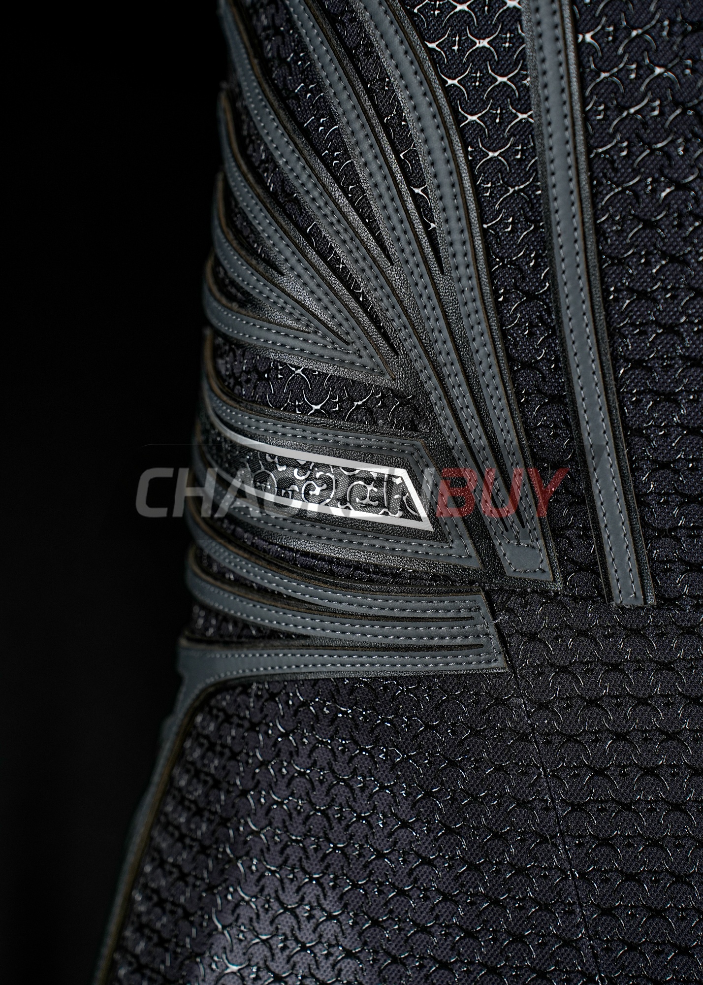 Superhero Man Costume Suit Cosplay Black Ver