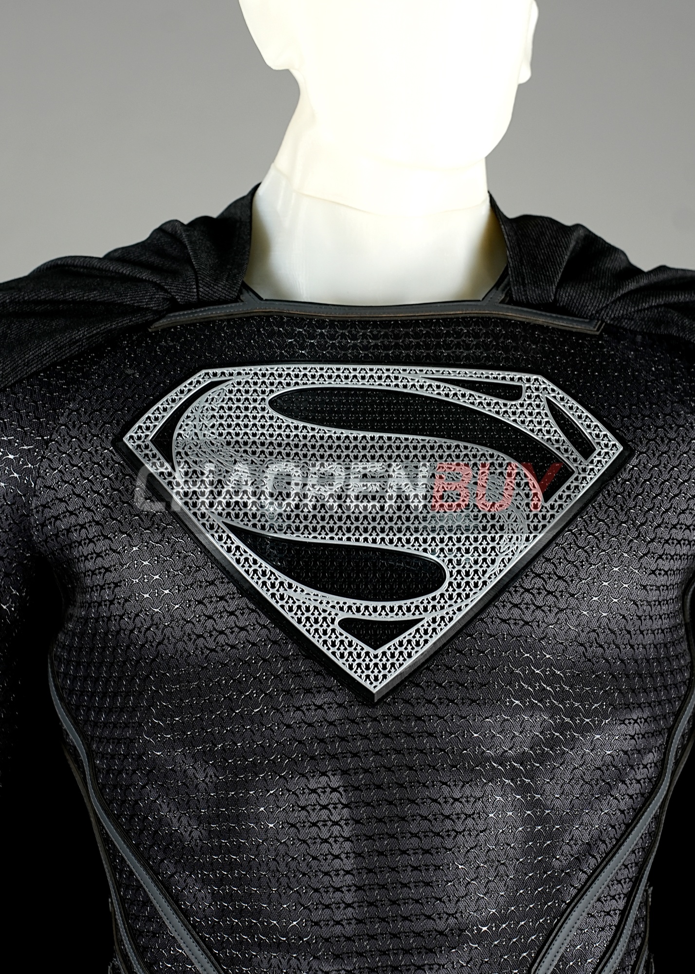 Superhero Man Costume Suit Cosplay Black Ver