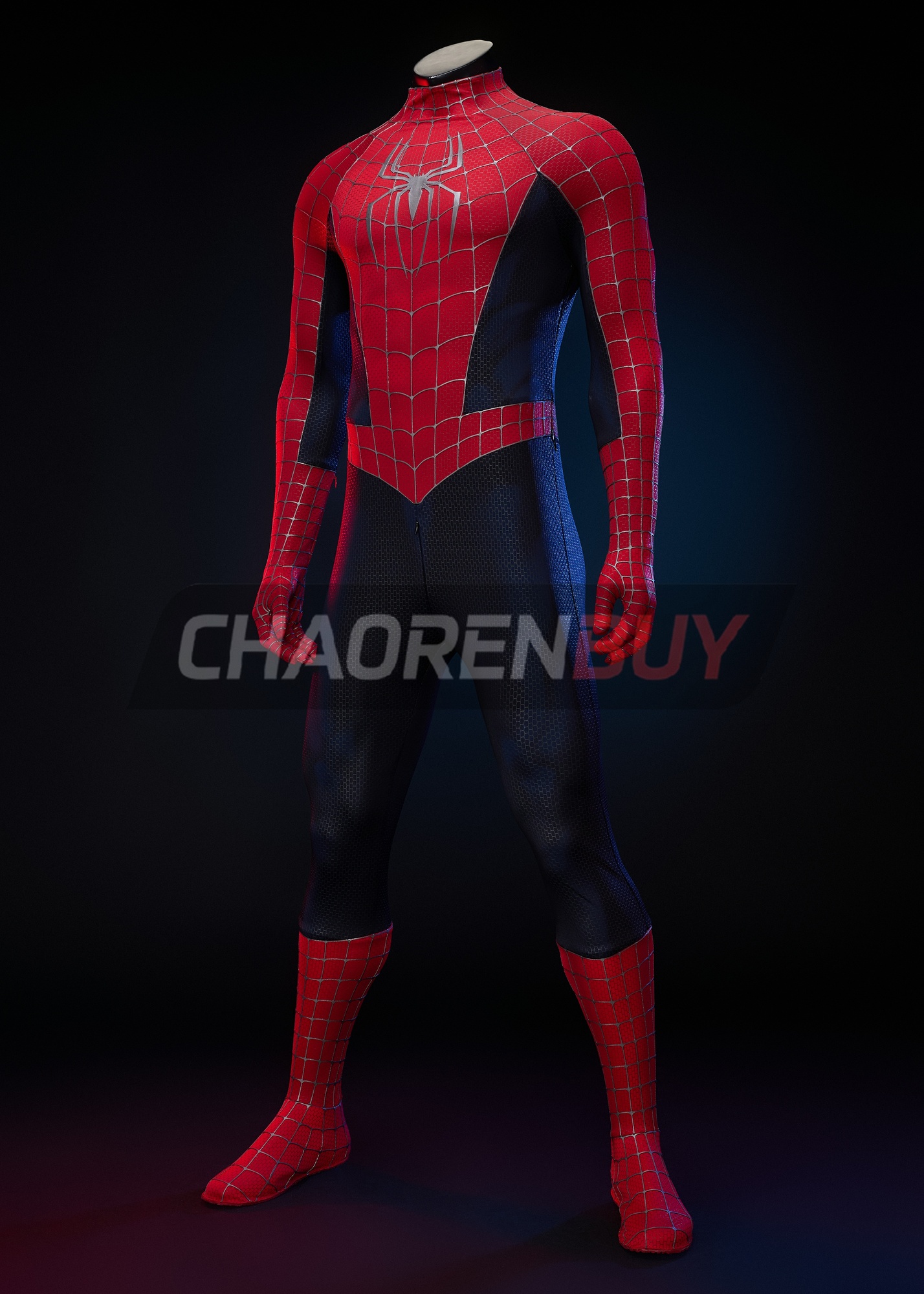 Spider Style Superhero Man Costume Sam Raimi Trilogy Suit Cosplay