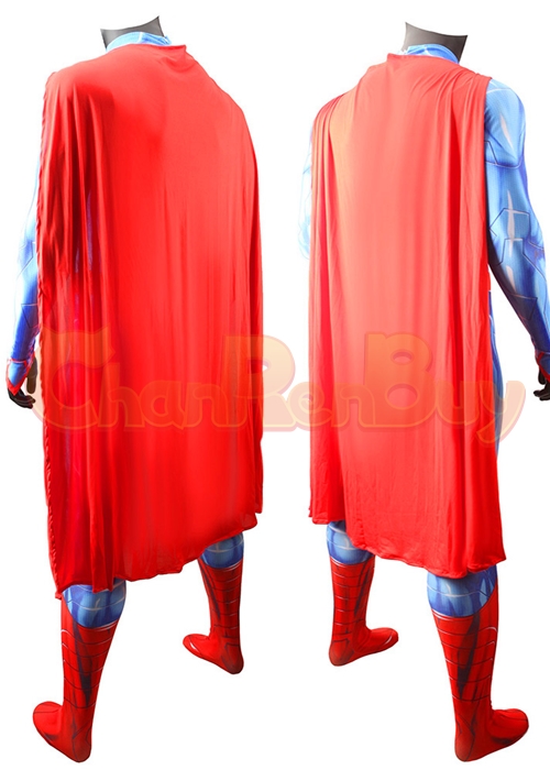 New 52 Superhero Man Costume Cosplay Bodysuit for Adult Kids