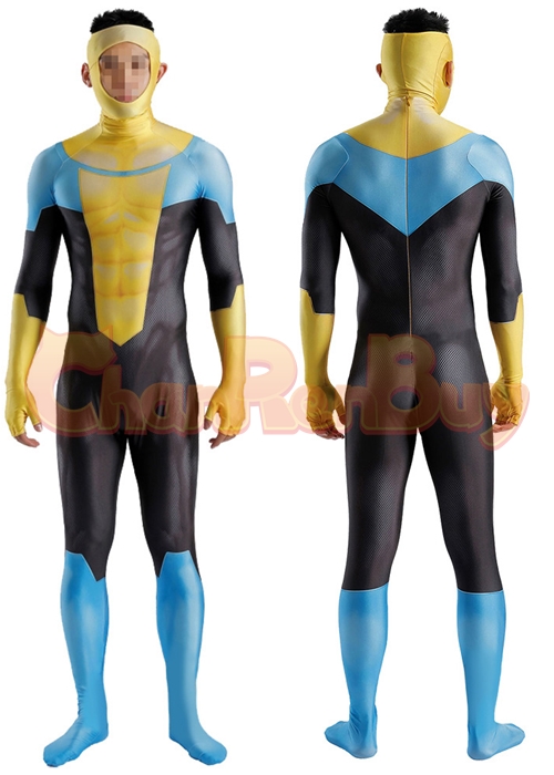 Invincible Costume Cosplay Mark Grayson Bodysuit for Adult Kid Ver.1