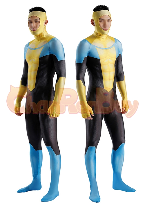 Invincible Costume Cosplay Mark Grayson Bodysuit for Adult Kid Ver.1