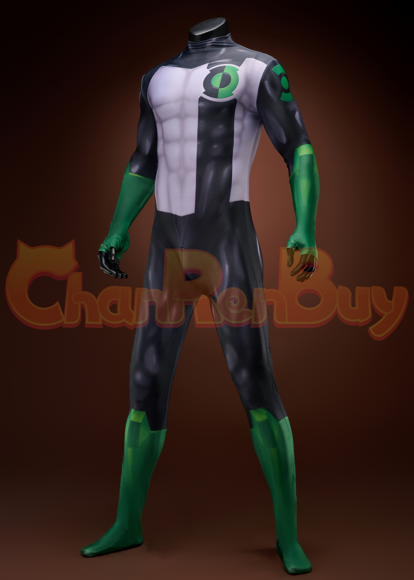 Green Lantern Kyle Rayner Costume Cosplay Bodysuit For Adult Kids