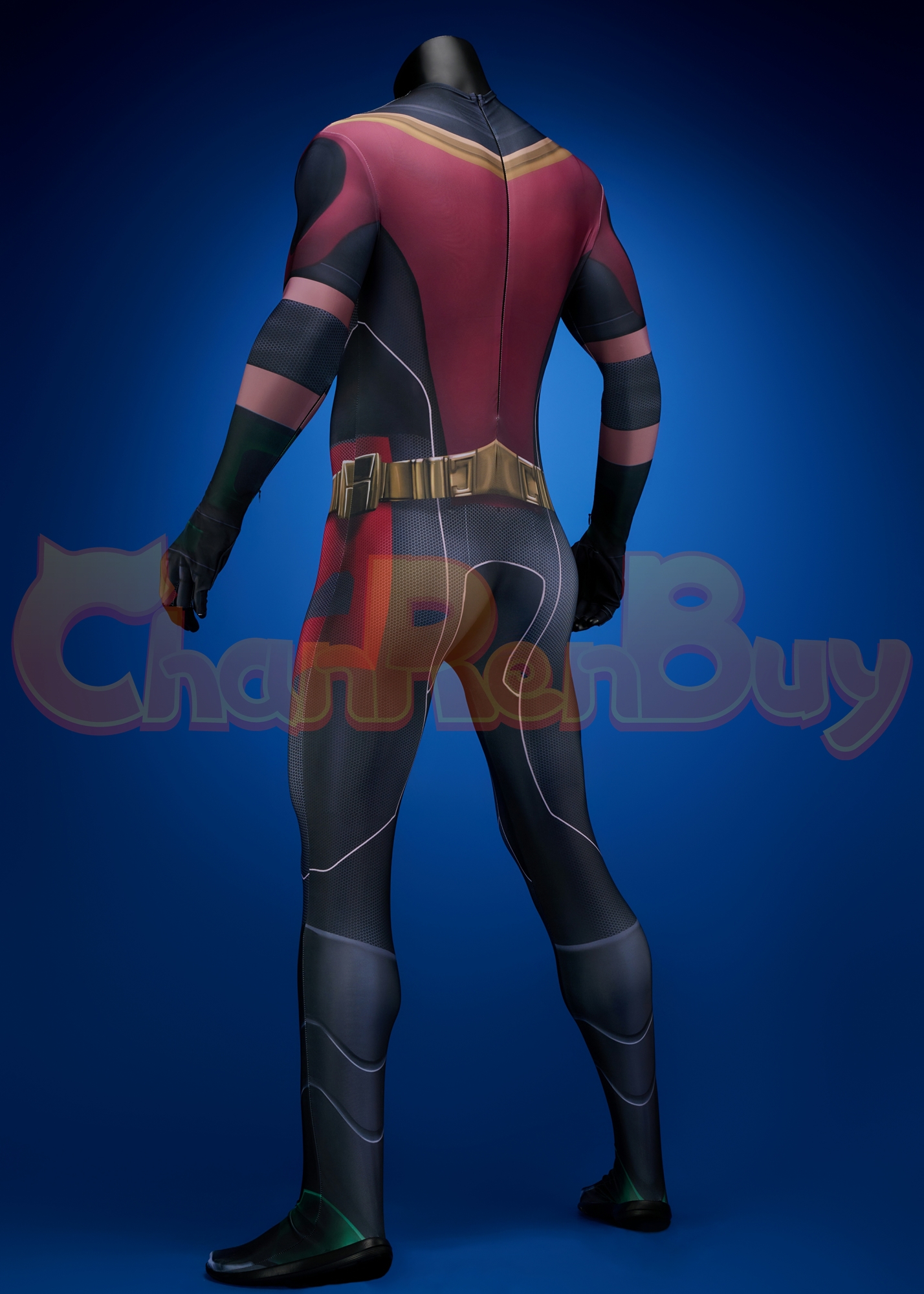 Titans Costume Robin Bodysuit Cosplay for Adult Kid