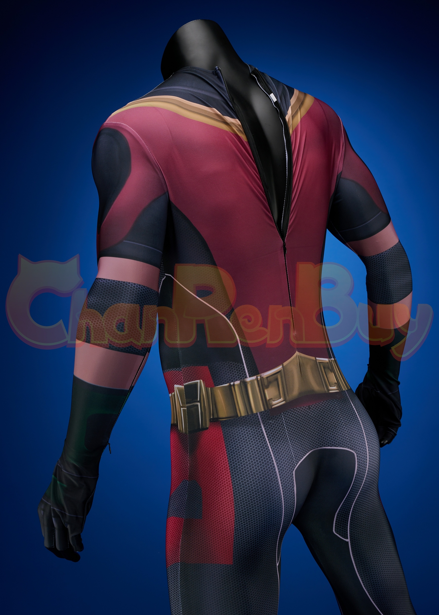 Titans Costume Robin Bodysuit Cosplay for Adult Kid