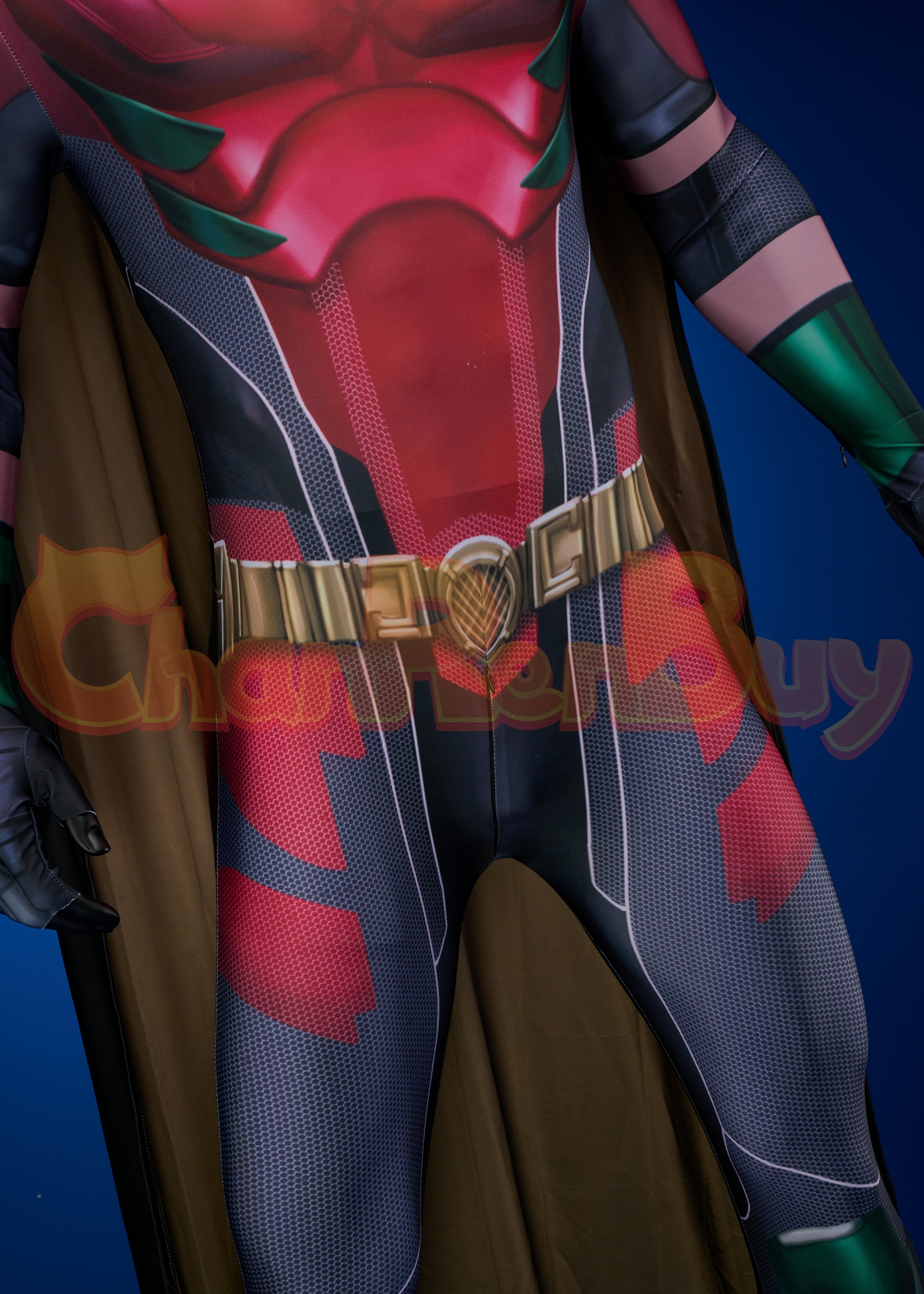 Titans Costume Robin Bodysuit Cosplay for Adult Kid