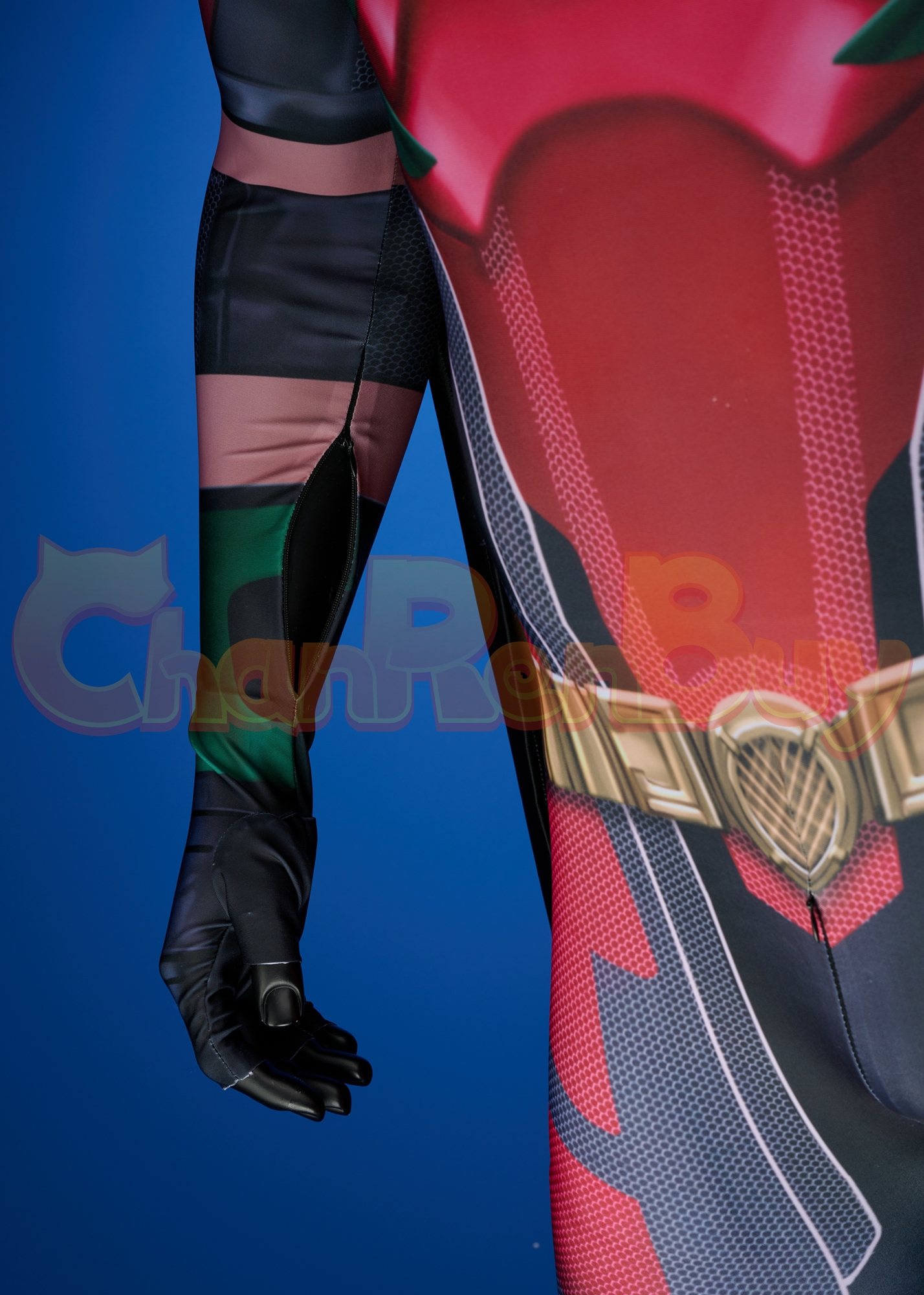 Titans Costume Robin Bodysuit Cosplay for Adult Kid