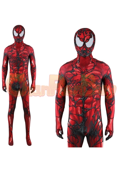 Carnage Costume Cosplay Venom: Let There Be Carnage Bodysuit for Adult Kid