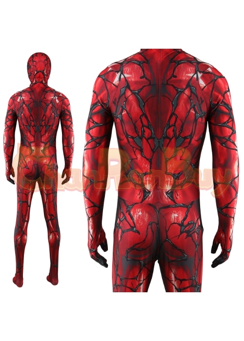 Carnage Costume Cosplay Venom: Let There Be Carnage Bodysuit for Adult Kid