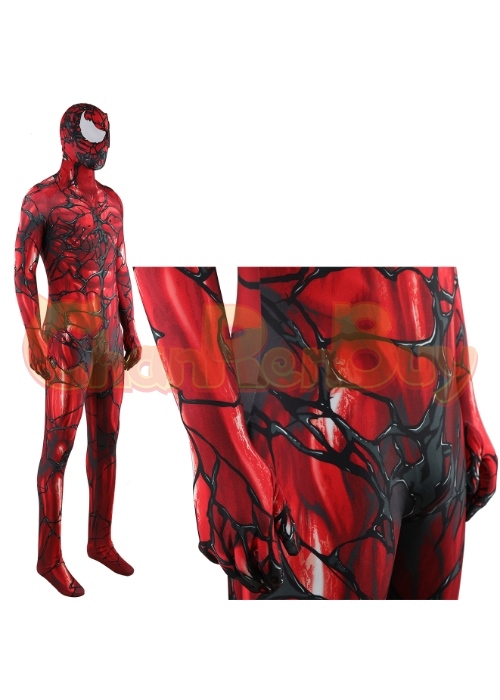 Carnage Costume Cosplay Venom: Let There Be Carnage Bodysuit for Adult Kid