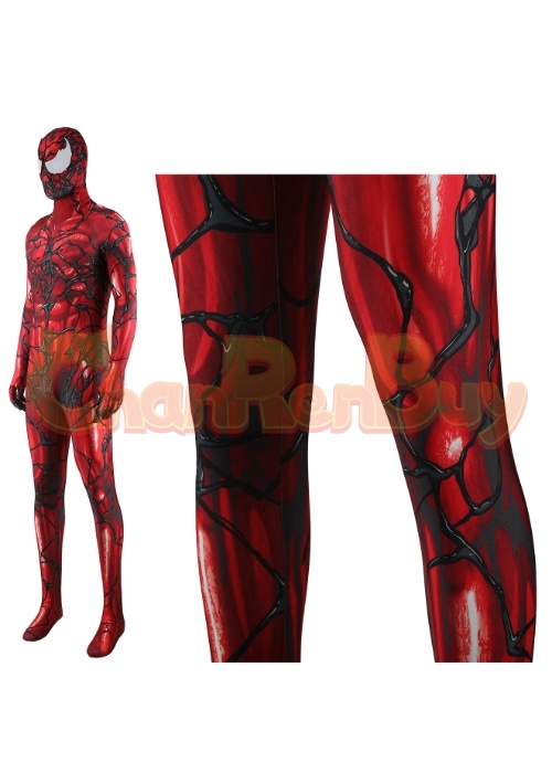 Carnage Costume Cosplay Venom: Let There Be Carnage Bodysuit for Adult Kid