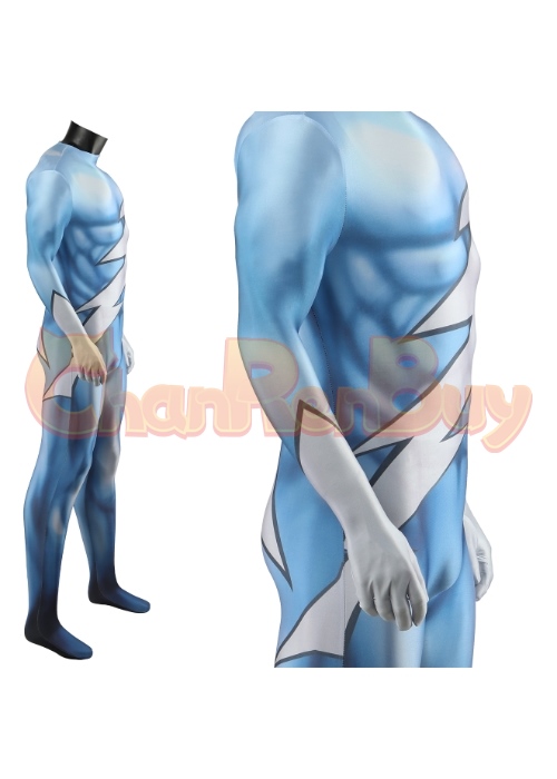 Quicksilver Costume Cosplay Uncanny X-men Bodysuit for Adult Kid