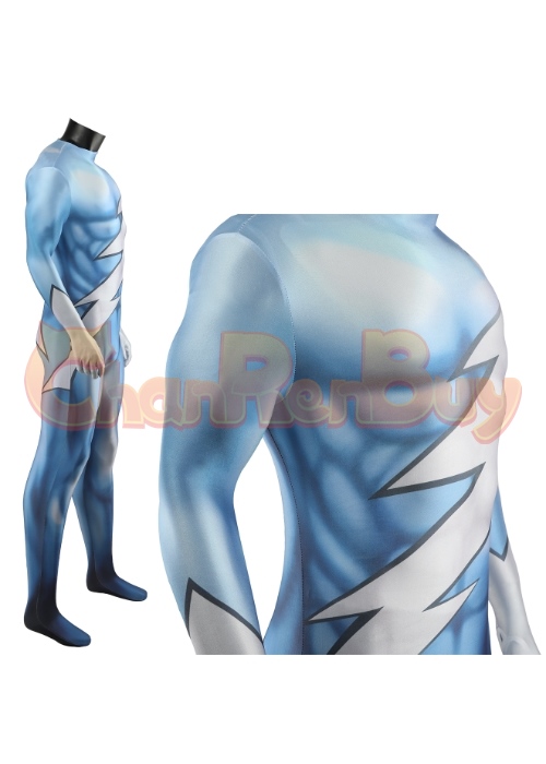 Quicksilver Costume Cosplay Uncanny X-men Bodysuit for Adult Kid