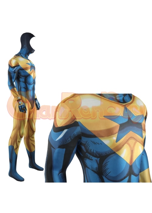 Booster Gold Costume Cosplay Bodysuit for Adult Kid