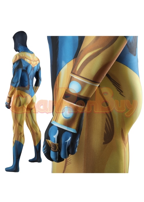 Booster Gold Costume Cosplay Bodysuit for Adult Kid