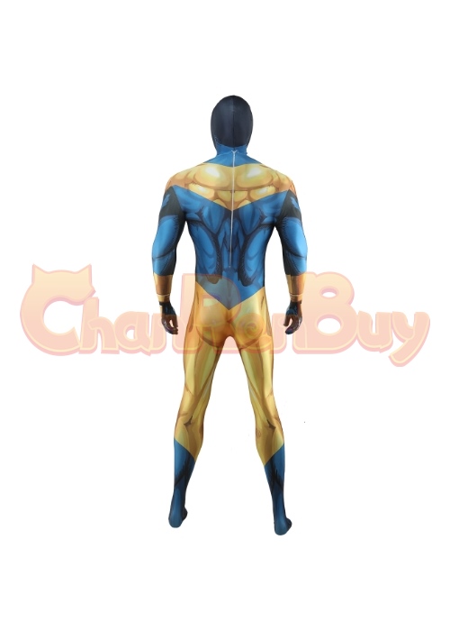 Booster Gold Costume Cosplay Bodysuit for Adult Kid