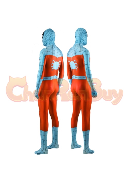 Web-man Costume Cosplay Marvel's Spider-Man Remastered Bodysuit for Adult Kid