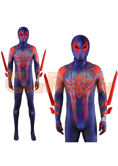 Spider-Man 2099 Costume Cosplay Bodysuit for Adult Kid Ver.8
