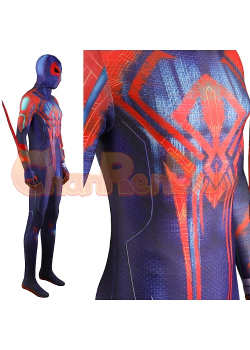 Spider-Man 2099 Costume Cosplay Bodysuit for Adult Kid Ver.8