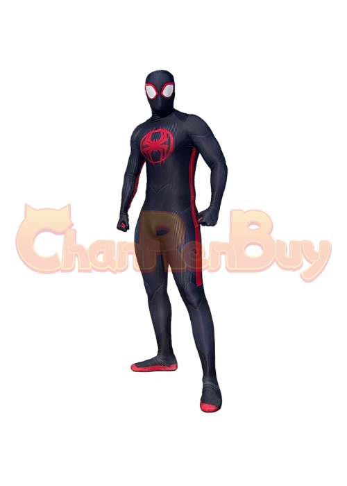 Miles Morales Costume Cosplay Spider-Man Across the Spider-Verse Bodysuit for Adult Kid Ver.8